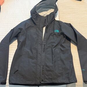 The North Face Women's Gray Rain Jacket